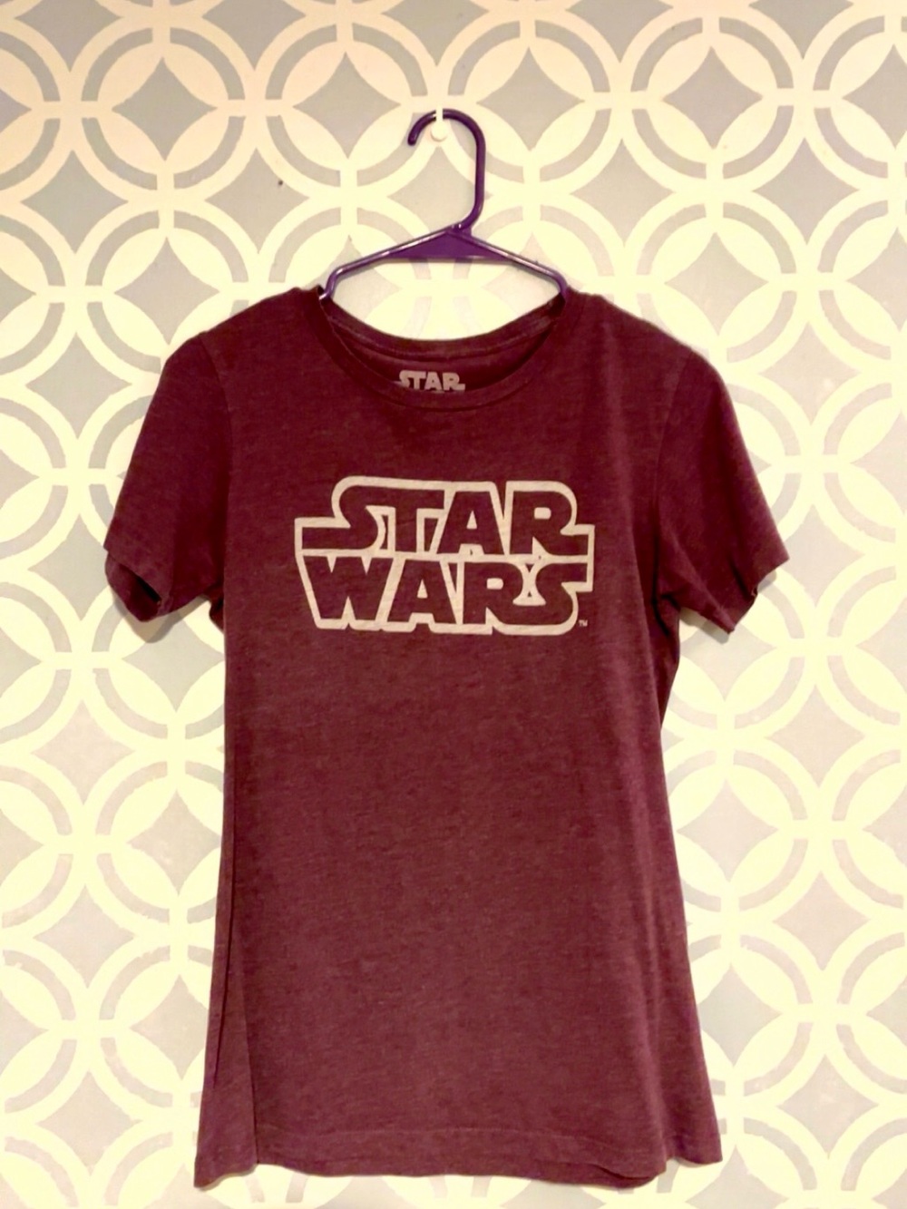 Her Universe Maroon Star Wars Graphic Tee for Kids